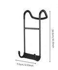 Anti Slip Dumbbell Hook Grip Support For Weightlifting Grip Helper That Beats Fatigue, shown in metal with non-slip features.