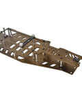 Beefed Up 2WD RC Frame Chassis Kit Aluminum Alloy Lower And Upper For Rustler VXL Bandit Brown Finish Upgrade Parts