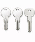 2 Pack Replacement Keys N124 Pre Cut To N001 To N250 Codes Includes Removal Key D1251 Backups For Roof Racks Cargo Boxes