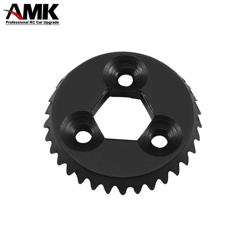 Metal Bevel Gear Set 13T And 23T For One Eighth Scale RC Crawlers Helical Differential Gears Steel CNC Machined Black Oxide Finish
