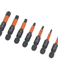 Must Have 7-Piece S2 Alloy Steel Hex Drive Bit Set For Impact Drivers And Electric Drills With Magnetic Tips, H6 to H1.5