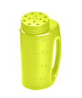 Adjustable Handheld Seed Shaker And Spreader For Fertilizer Grass Seed Ice Melt And Lawn Care, yellow plastic with easy flow controls