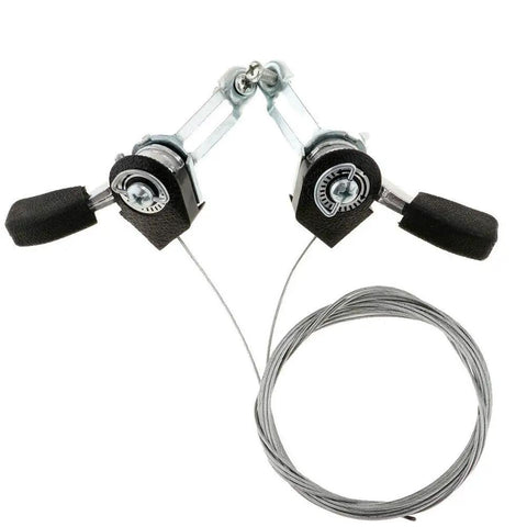 Aluminum Friction Thumb Shifter With Brake Cables For Bikes Smooth Gear Changing For Mountain And Road Cycling Lightweight Durable Bike Shifter