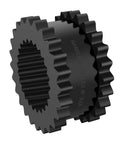 Beefy 9J Coupling Insert EPDM Rubber Spider For 9J 9JE Hubs Built Tough Solid Design 3 Inch Length 6 Inch Outer Diameter 2340 Inch Pounds Torque 3750 RPM Industrial Grade Performance black EPDM jaw coupling insert