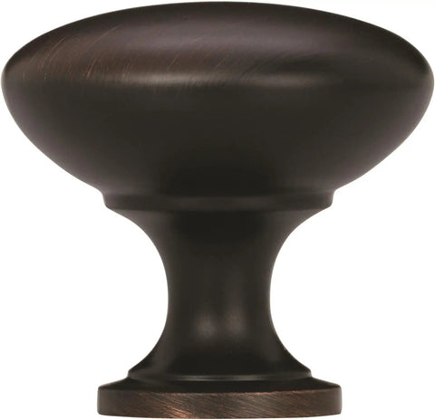Oil Rubbed Bronze Edona One And A Quarter Inch Cabinet Knob Set, 10 Pack, Classic Drawer Hardware For Cabinets And Furniture