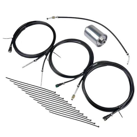 Nylon Fuel Line Kit AP02 Upgrades Your Avalanche Suburban Yukon XL 6.0L Or 8.1L V8 1500 To 2500 Series Truck With Heavy Duty Replacement That Fits Like OE And Keeps You Cruising Smooth As Can Be Without Any Leaks Or Drama On The Road. Black nylon fuel lines with fittings and zip ties