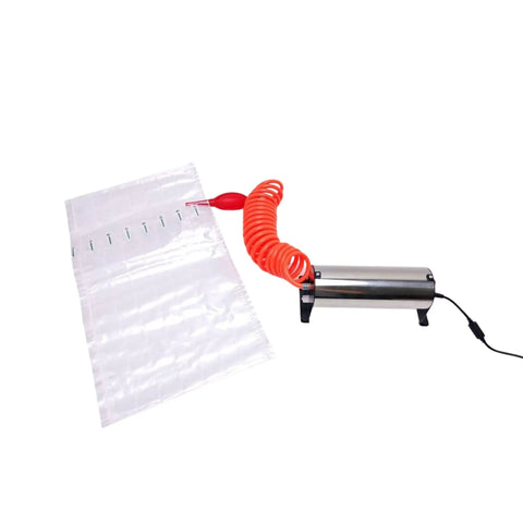 Heavy Duty Electric Air Pump For Air Column Bags Pro Grade Industrial Metal Inflator With Five Nozzle Tips Fast Quiet