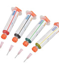 No Clean Solder Flux Liquid Paste Repair Tool Set For PCB And BGA Boards With Needle Tip And Built In Light with 4 pastes