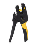 Lvifloae Automatic Wire Stripper Tool Labor Saving Adjustable Cord Peeling Pliers with black and yellow ergonomic design.