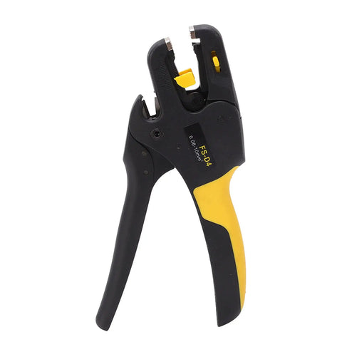 Lvifloae Automatic Wire Stripper Tool Labor Saving Adjustable Cord Peeling Pliers with black and yellow ergonomic design.