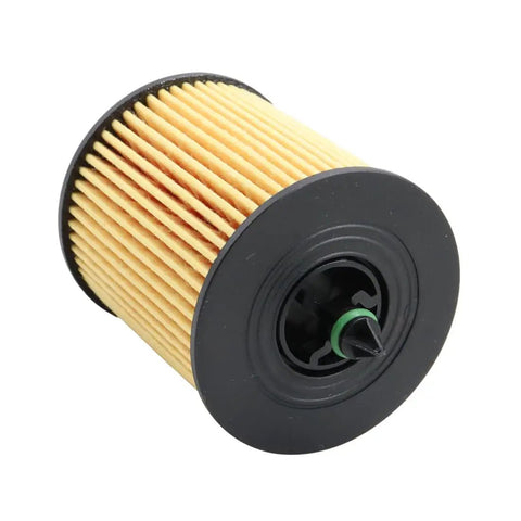 Six Pack Replacement Oil Filter Set Fits Buick Regal 2.4L 2011 2017, Chevy Cobalt 2.2L 2005 2010, GMC Terrain 2.4L 2010 2017 With PF457G PF458G 12605565 12605566 57082 showing single filter with pleated paper and rubber gasket