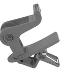 Workhorse 2 Pack Table Clamp Tape Dispenser With Rock Solid Non Slip Grip And 360 Degree Rotating Cutter No Sweat Setup For Home Office Workshop Shipping Grey - Grey clamp tape dispenser side view