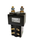 Heavy Duty 48 Volt 200A Solenoid Relay Switch Contactor SW180 for Electric Forklift, showing terminals and compact design.