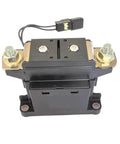 Heavy Duty High Voltage DC Contactor Relay With 24V Coil For EV Charging Solar Inverters And Battery Packs close-up view with connectors.