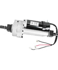 24V 180W Brush Motor Transaxle with Electromagnetic Brake, 3000 RPM Differential Axle for Electric Go Karts and Scooters