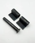 Heavy Duty Weld On Hinges 4 Pack Rock Solid Steel Hinges With Removable Pin, featuring removable pins and thick black design.