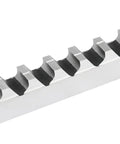 Close-up of 12mm Style D Keyway Broach HSS with ground solid bar for accurate keyway cuts in inch or metric sizes, bright finish visible.