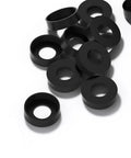 Straight Up Heavy Duty M6 Screws And Cage Nuts 60 Pack For Server Rack Shelves Cabinet Mount Hardware includes black flat washers.