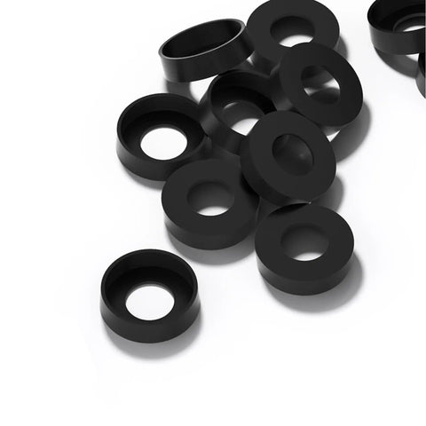 Straight Up Heavy Duty M6 Screws And Cage Nuts 60 Pack For Server Rack Shelves Cabinet Mount Hardware includes black flat washers.