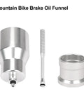 Aluminum Bike Brake Bleed Kit With Base And Long Stopper For Hydraulic Disc Brakes Spill Free Oil Filling Tool For Mountain
