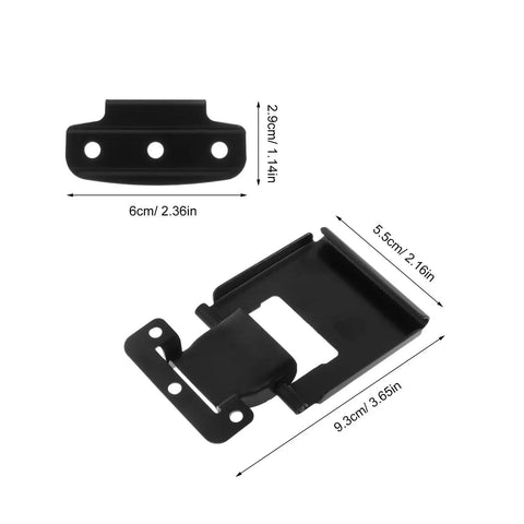Heavy Duty Stainless Steel Toggle Latch Box Locking Clasp For Tool Organizers And Furniture Secured Fasteners Built To Rock, black 9.3cm latch