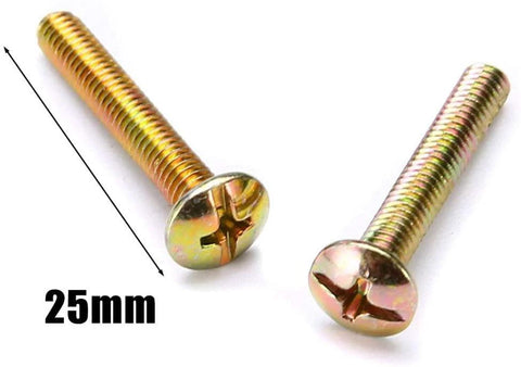 25mm screws for Six Pack Vintage Antique Bronze And Antique Black Drawer Ring Pull Handles Knobs Hardware