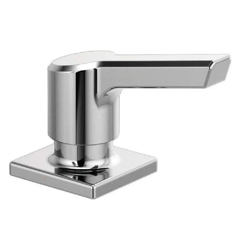 Chrome Lotion Soap Dispenser For Kitchen Large 13 Ounce Refillable Bottle Refillable From Above The Deck Easy Peasy No Under Sink Hassle