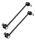 Front Sway Bar Link Kit Two Pack For Hyundai Accent 2012 To 2022 Elantra 2011 To 2016 Elantra Coupe 2013 To 2014 Elantra GT 2013 To 2017 Tucson 2014 To 2021 Veloster 2012 To 2017 Kia Forte 2014 To 2018 Rio 2012 To 2021 Soul 2014 To 2019, black steel links