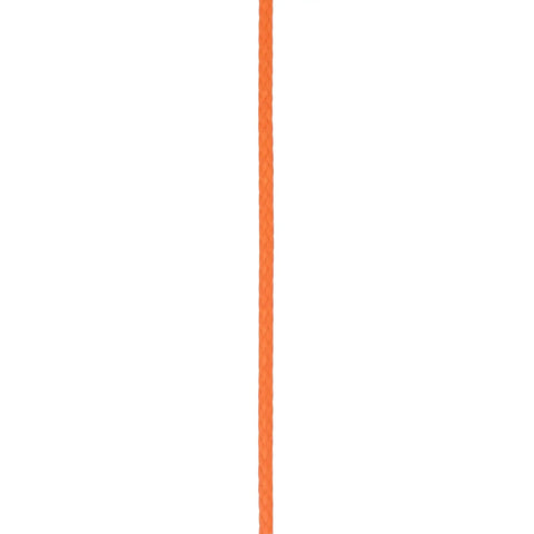 GM Climbing Throw Line 2.2mm 180ft Orange UHMWPE Cord, 1000lb Strength showing smooth texture and bright orange color