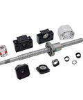 Left Hand Thread Ball Screw SFU1605 Kit With End Supports Nut Housing And Jaw Coupler 400 Millimeter Travel Built For CNC Machines And Beefed Up Pro Grade Precision Motion Control 2005 2505 3205 3210 4010 Lead Options, ball screw kit parts