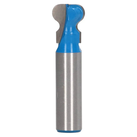 Top Grade Tungsten Steel Woodworking Router Bit for Quick Edge Trimming And Mortising Jobs With Durable 1/2 Inch Shank, showing the bit's unique design.