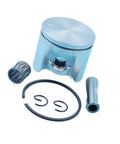 Premium 42MM Piston Ring Pin Needle Bearing Kit Compatible 343 F FR FRM 345 R RX Brushcutter Engines, piston set with ring and pin
