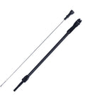 Flexible 21.79 Inch Oil Dipstick For LS Truck Engines Black Housing With Quart And Liter Markings Teflon Lined, full view