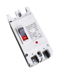 Pro Grade Rock Solid DC Circuit Breaker One Or Two Pole High Amp Solar Cell Protector RV Battery Isolator 12V To 120V MCCB close-up view.