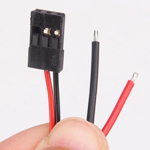 Two Pack UBEC 5V 5A External BEC Voltage Regulator Anti Jamming Switching Regulator for RC Servos wires and connectors