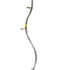 Heavy Duty Aluminum Snath For Medium Duty Weed And Woody Stem Cutting With Steel Web And Iron Loop Bolt, 50 Inch Handle