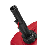 Fuel Can Spout Kit for Midwest Can Gas Diesel and Kerosene Containers Spill Proof Design CARB Approved Black spout close-up