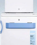 Slick Stacked Twenty Four Inch Refrigerator Freezer Combo Offering Zero Hassle Setup Holds Its Cool Inside Independent Vaccine Storage Digital Locks And NIST Verified Temp Sensors, 56in tall, 24in wide.