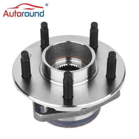 Front Wheel Hub And Bearing Assembly 5 Lug Non ABS 513190 Fits Chevy Equinox 2005 Saturn Vue 2002 2007 Pontiac Torrent 2006 Replacement Front Axle Hub Bearing
