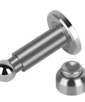 Adjustable Height Magnetic Door Stopper Heavy Duty Magnetic Door Stop 304 Stainless Steel Door Holder with Wall and Floor Mounting Silver