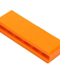 Heavy Duty 6-Station Adjustable Battery Welding Clamp Fixture Holder For Lithium Cells With Durable Industrial Plastic Build And Secure Grip, orange plastic holder