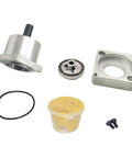 Components of Harmonic Gear Drive Reducer For Nema 17 Motors, including flange mount, shaft output, and bearings.
