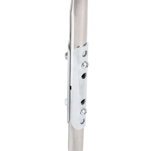 Close-up of stainless steel component on Garden Kneeling Seat With Ergonomic Padding And Adjustable Support For Knee And Back Pain Relief