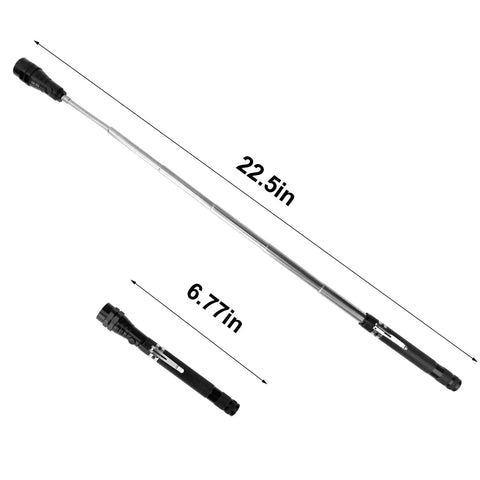 Extendable Magnetic Pickup Tool With LED Flashlight And 360 Degree Gooseneck Lighting Telescoping Magnet Grabber For Dad Husband Or Handy Man Great Father's Day Gift Christmas Gift Cool Gadget For Men Who Do It All