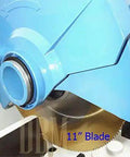 Professional 11 Inch Cold Cut Circular Saw With Swivel Base And Heavy Duty Stand 110 Volt Single Phase Motor blade detail
