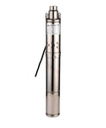 Beefy Submersible Deep Well Pump with 3 Inch OD Pipe and 1 Inch Outlet, Stainless Steel, 0.25KW 0.33HP, 70m Head, 8 GPM Flow, 220-240V