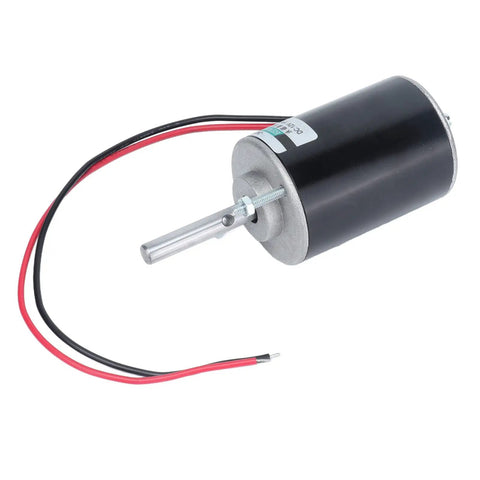High Speed Permanent Magnet DC Motor 30W With Ball Bearings Runs Super Smooth And Quiet For Robotics DIY Projects CNC Accessories 12V 3500 RPM CW CCW Reversible Long Shaft Gear Drive System