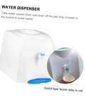 Compact Desktop Cold Water Dispenser With Easy Press Button Operation For Home Office Or Dorm Use Portable Desk Cooler