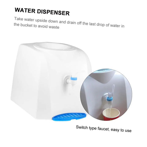 Compact Desktop Cold Water Dispenser With Easy Press Button Operation For Home Office Or Dorm Use Portable Desk Cooler