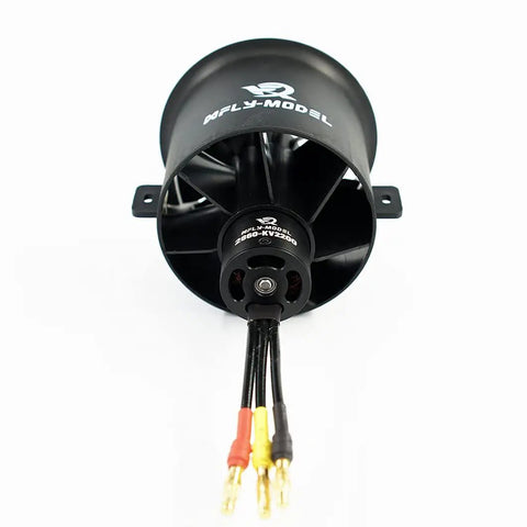 Front view of 70mm 12 Blade EDF Ducted Fan With 6S Brushless Inrunner 2680 KV 2200 Motor for model jet aircraft